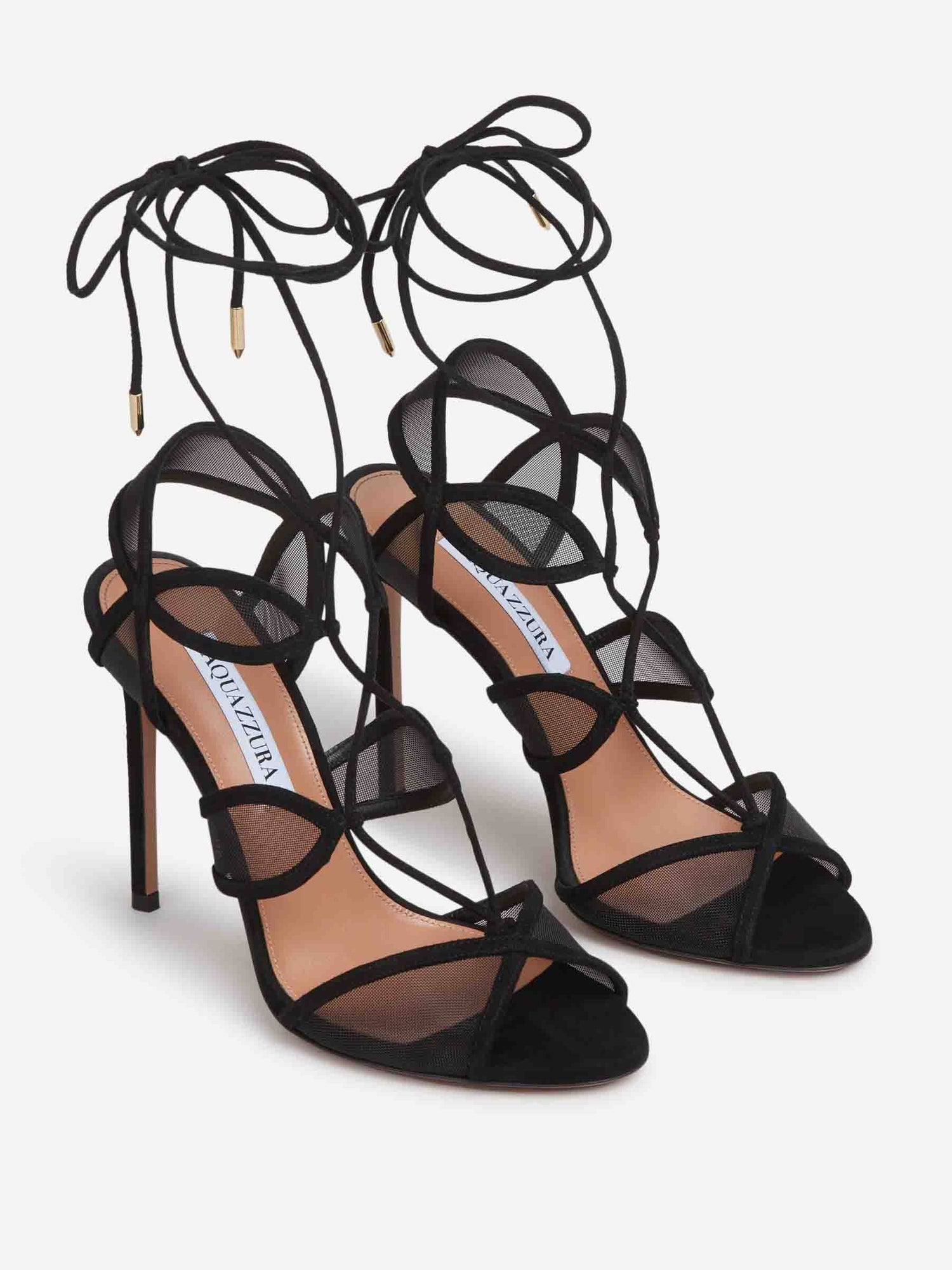 Outlet online Aquazzura Mujer Sandalias Fatal Attraction 105 color Negro sku 801-000033 01 - Foto 2