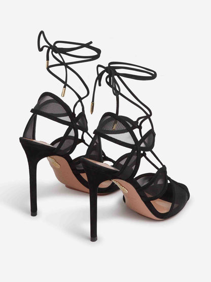 Outlet online Aquazzura Mujer Sandalias Fatal Attraction 105 color Negro sku 801-000033 01 - Foto 3