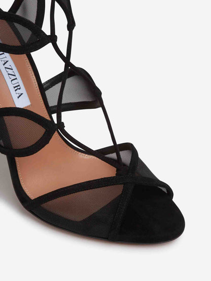 Outlet online Aquazzura Mujer Sandalias Fatal Attraction 105 color Negro sku 801-000033 01 - Foto 4