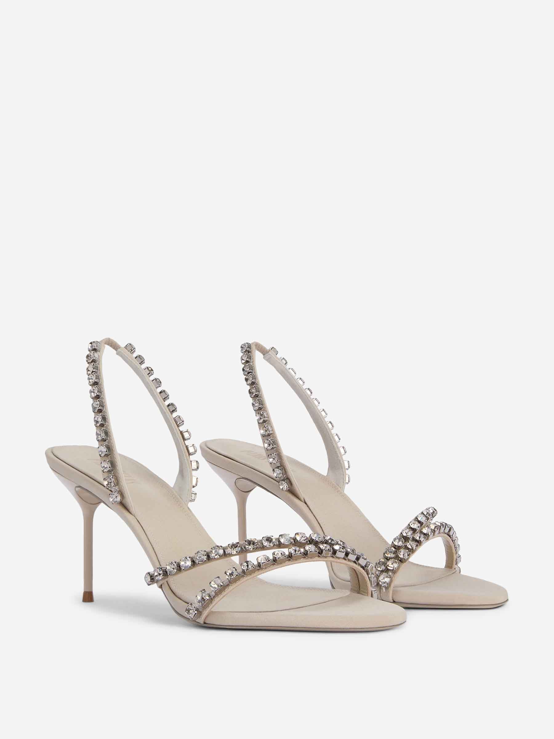 Outlet online Paris Texas Mujer Sandalias Lidia 70 color Marfil sku 801-000045 01 - Foto 2