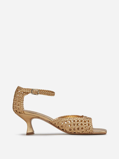 Souliers Martinez Mujer Barcelona Sandalias Veronica 60 color Dorado sku 801-000047 01 - Foto 1