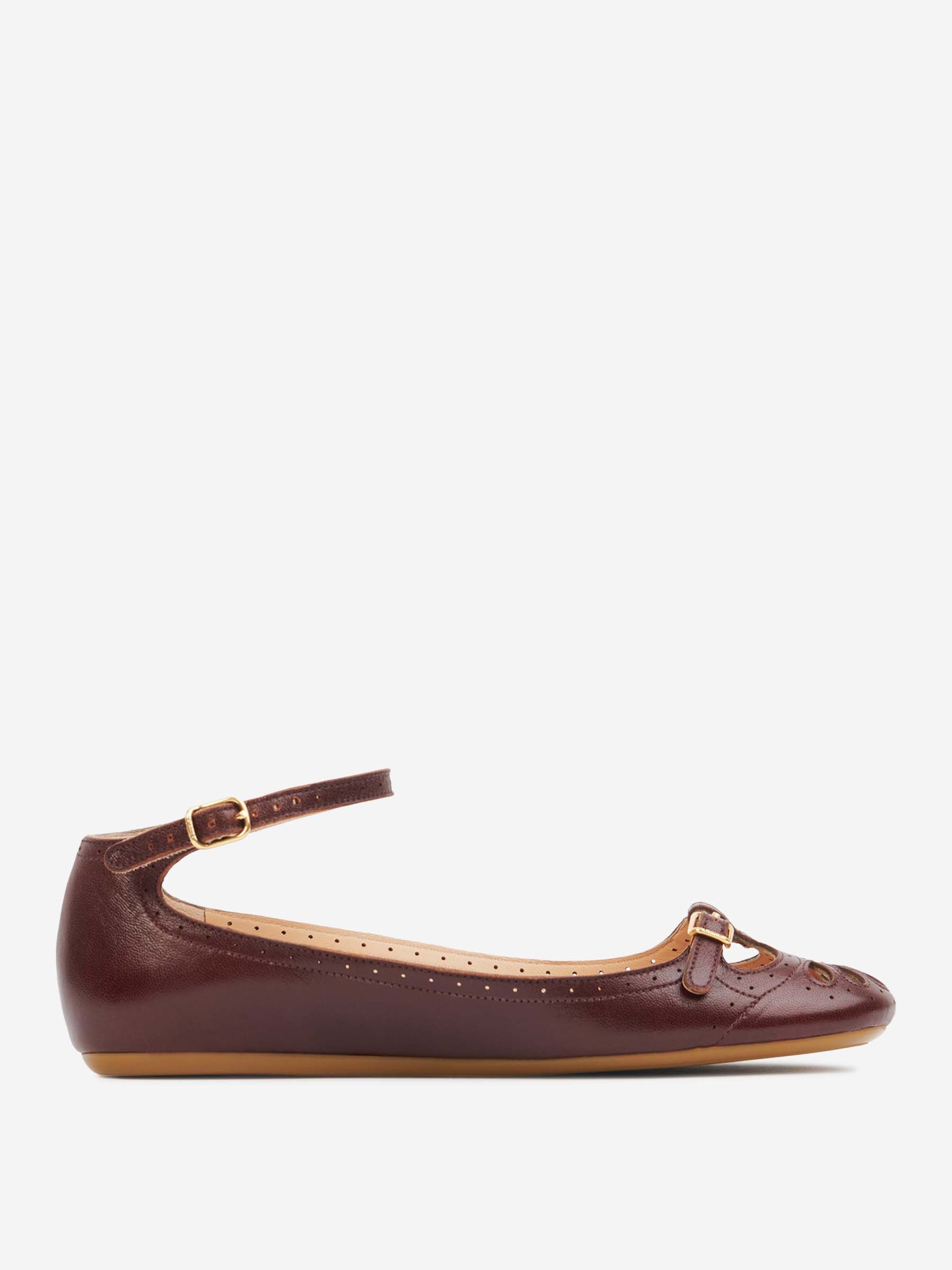 Outlet online Chloé Mujer Bailarinas Misty color Marrón Oscuro sku 802-000010 01 - Foto 1