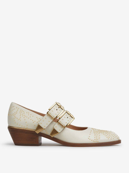 Outlet online Chloé Mujer Zapatos Pumps Susan color Marfil sku 802-000023 01 - Foto 1