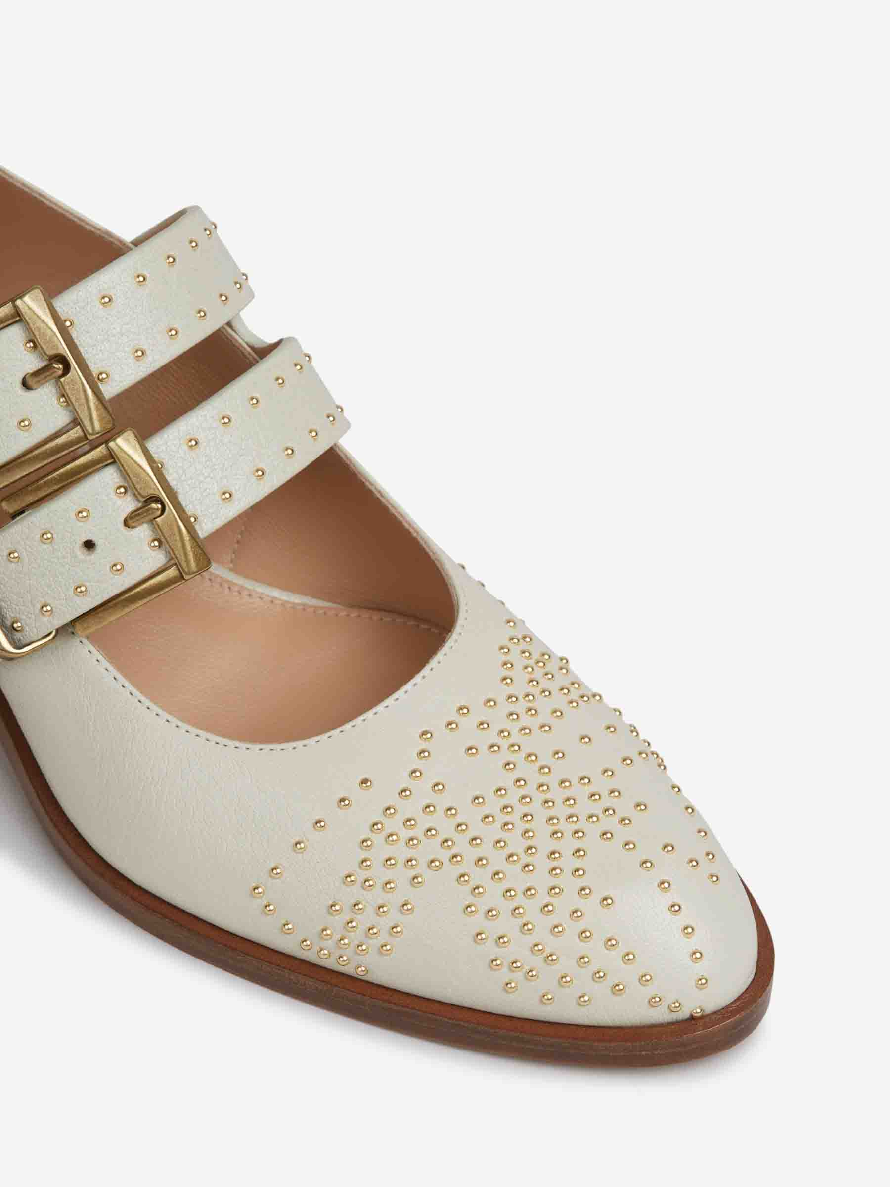 Outlet online Chloé Mujer Zapatos Pumps Susan color Marfil sku 802-000023 01 - Foto 5
