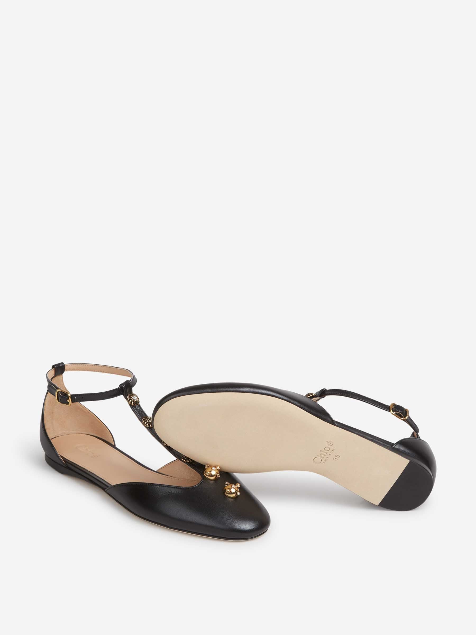Outlet online Chloé Mujer Bailarinas Celeste color Negro sku 802-000026 01 - Foto 4