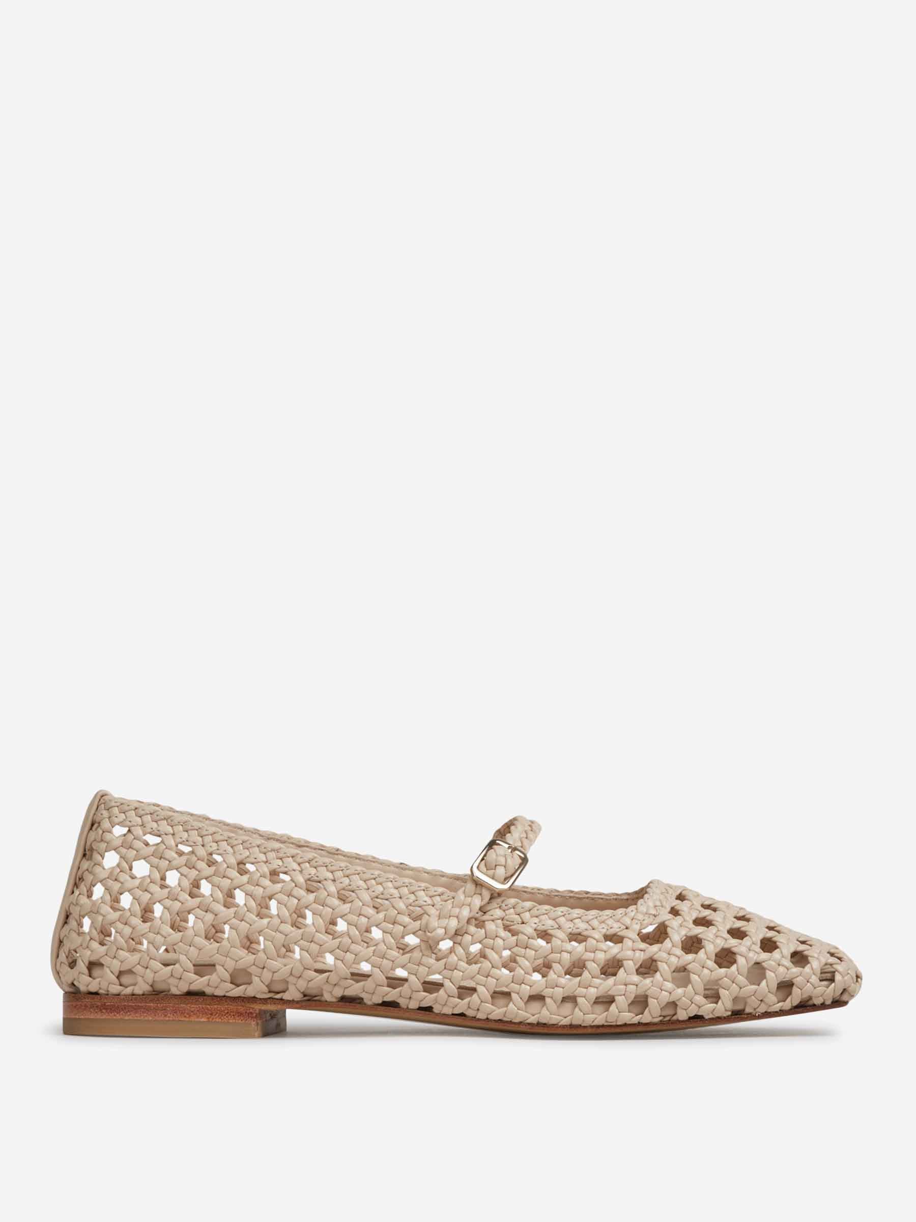 Souliers Martinez Mujer Barcelona Bailarinas Mary Jane Paris color Beige sku 802-000041 02 - Foto 1