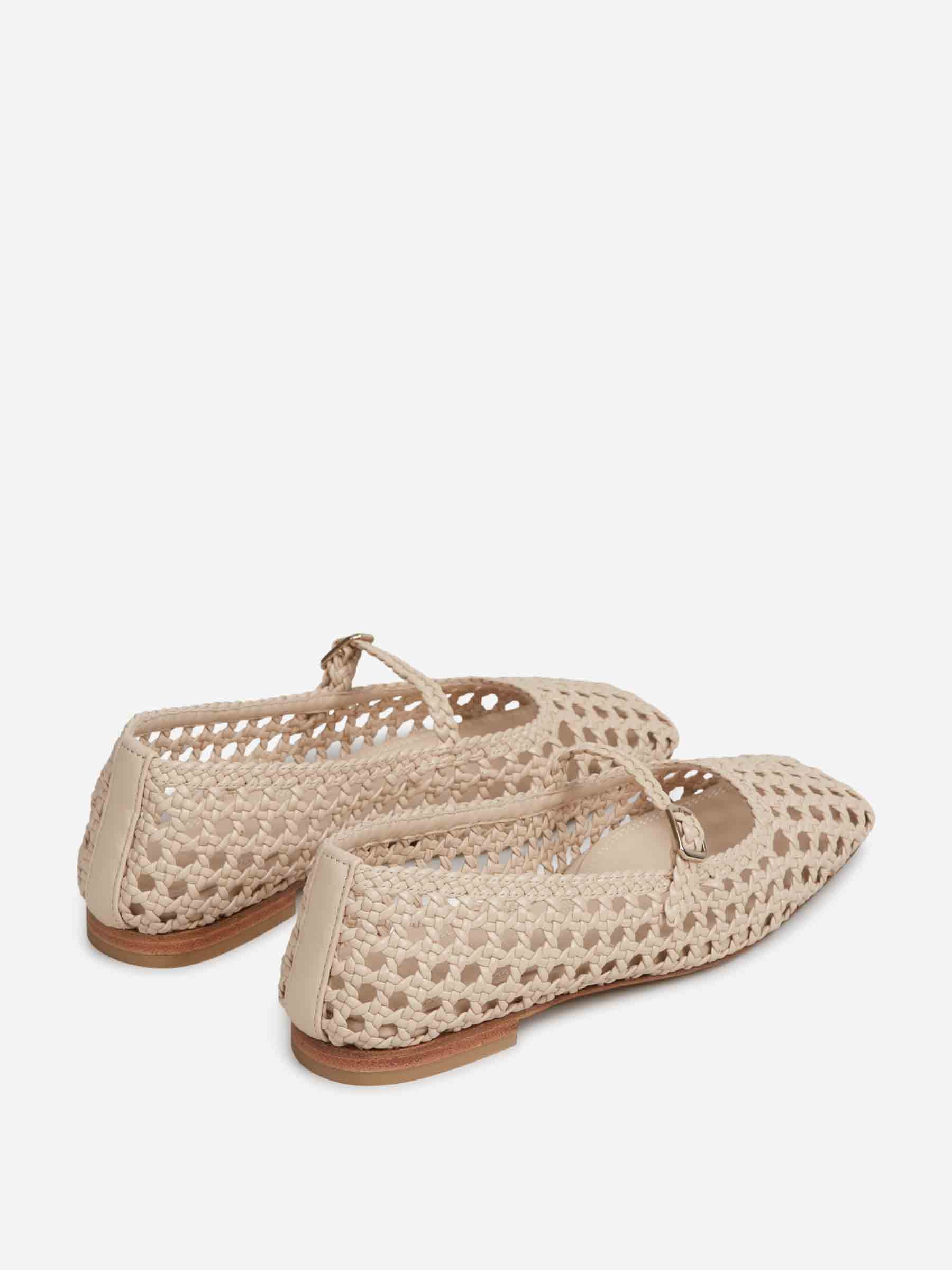 Souliers Martinez Mujer Barcelona Bailarinas Mary Jane Paris color Beige sku 802-000041 02 - Foto 3