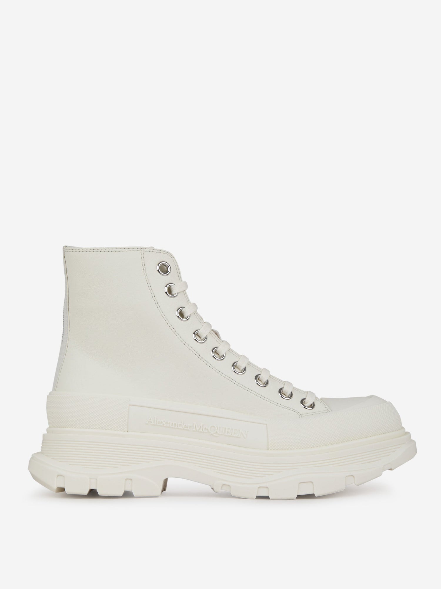 Outlet online McQueen Mujer Botas Tread Slick color Crema sku 805-000646 01 - Foto 1