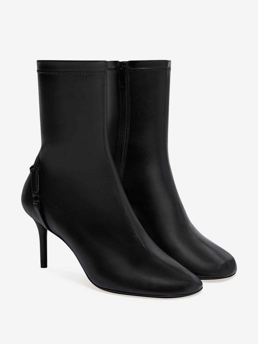 Courrèges Mujer Barcelona Botas Efecto Piel Oblique color Negro sku 805-000760 01 - Foto 2