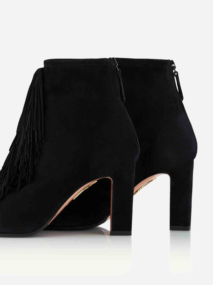 Outlet online Aquazzura Mujer Botines Gytane 85 color Negro sku 805-000768 01 - Foto 4