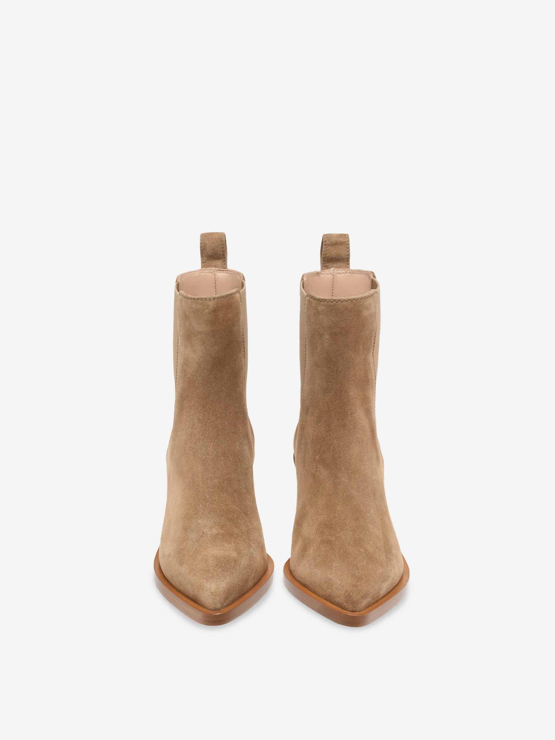 Outlet online Gianvito Rossi Mujer Botines Wylie color Camel sku 805-000787 01 - Foto 3