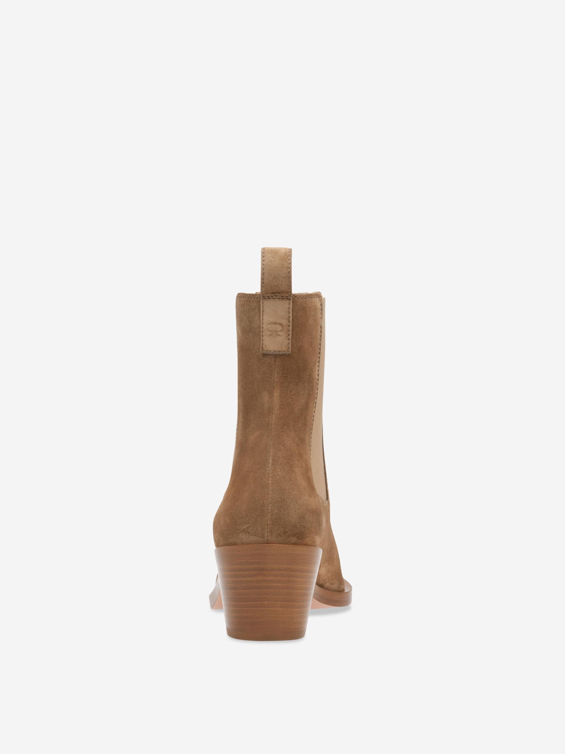 Outlet online Gianvito Rossi Mujer Botines Wylie color Camel sku 805-000787 01 - Foto 4
