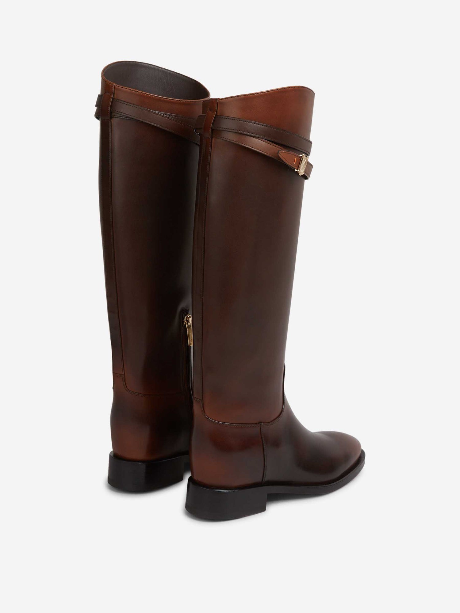 Outlet online Santoni Mujer Botas Hermione color Marrón sku 805-000789 01 - Foto 3