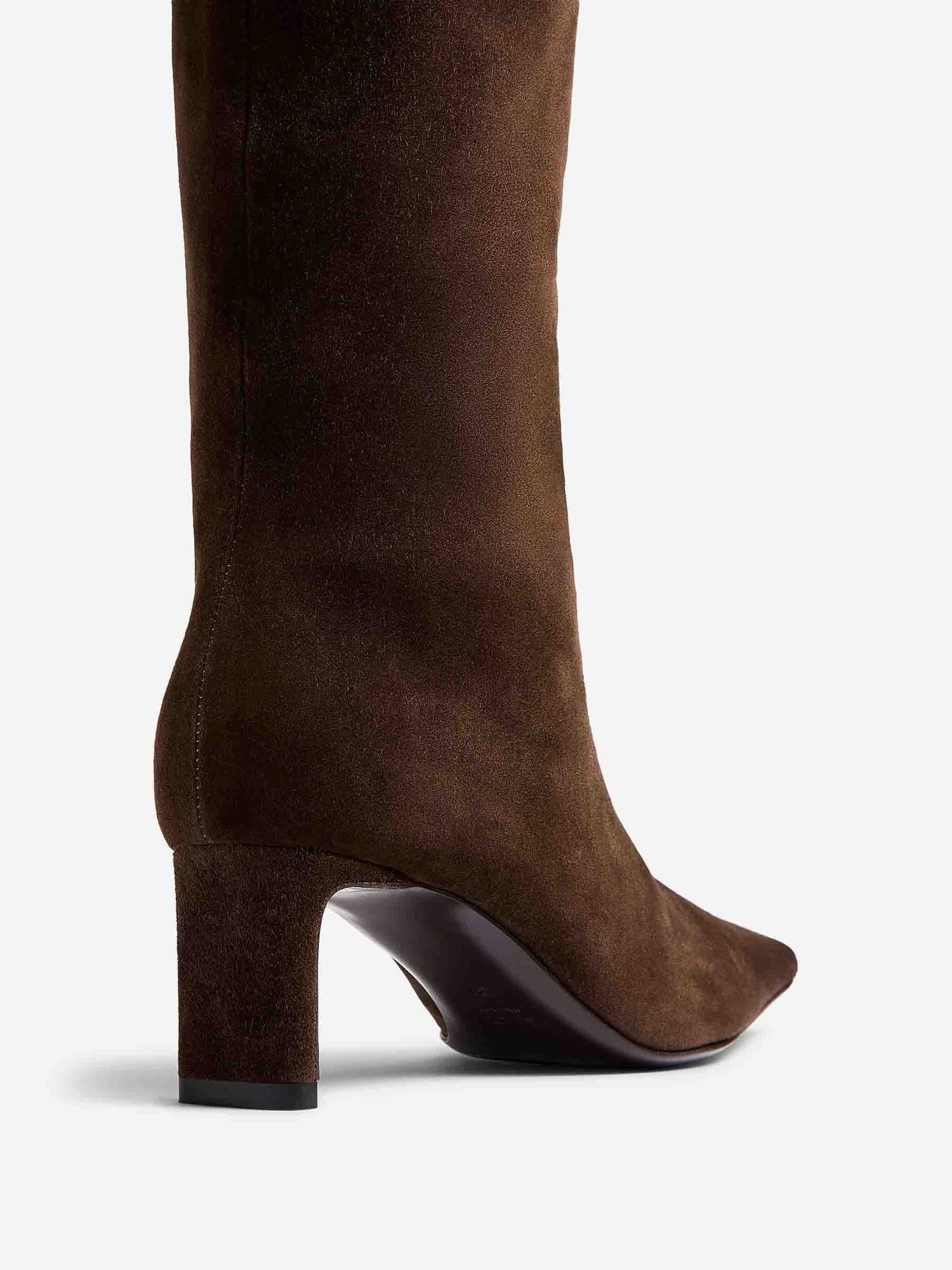 Outlet online Khaite Mujer Botas Alta Ona color Marrón Oscuro sku 805-000800 01 - Foto 4