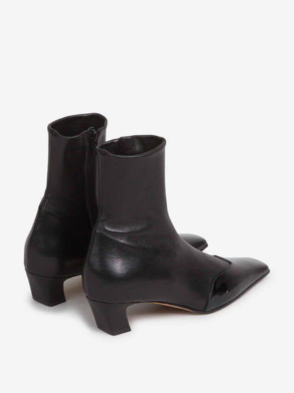 Outlet online Khaite Mujer Botines Nevada color Negro sku 805-000802 01 - Foto 3