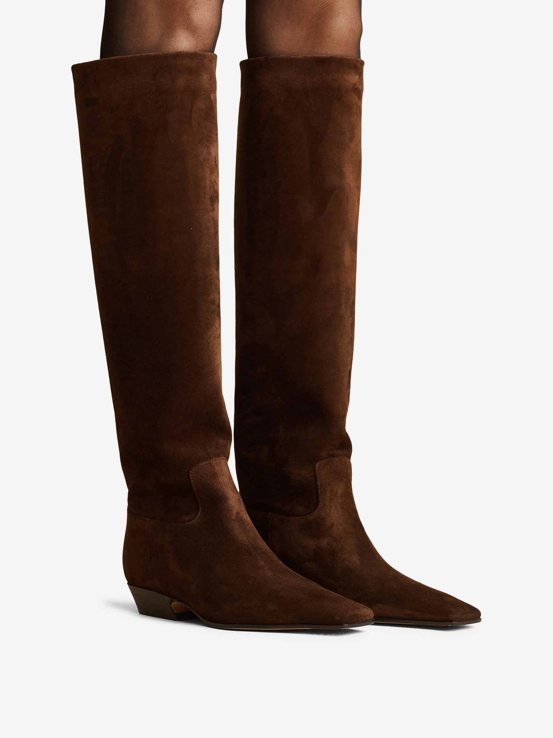 Outlet online Khaite Mujer Botas Altas Marga color Marrón Oscuro sku 805-000803 01 - Foto 2