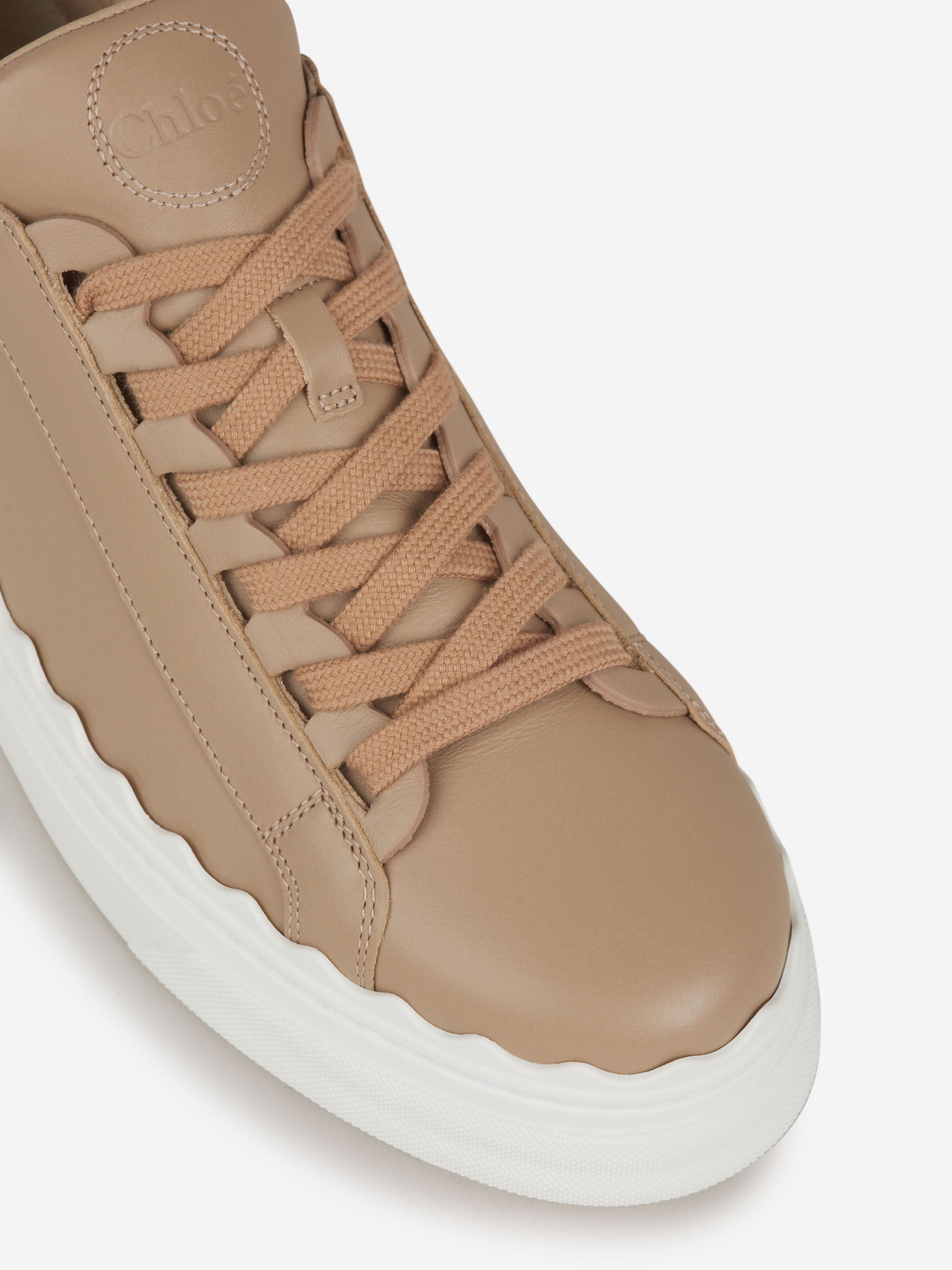 Outlet online Chloé Mujer Sneakers Lauren Piel color Caramelo sku 806-000197 01 - Foto 4
