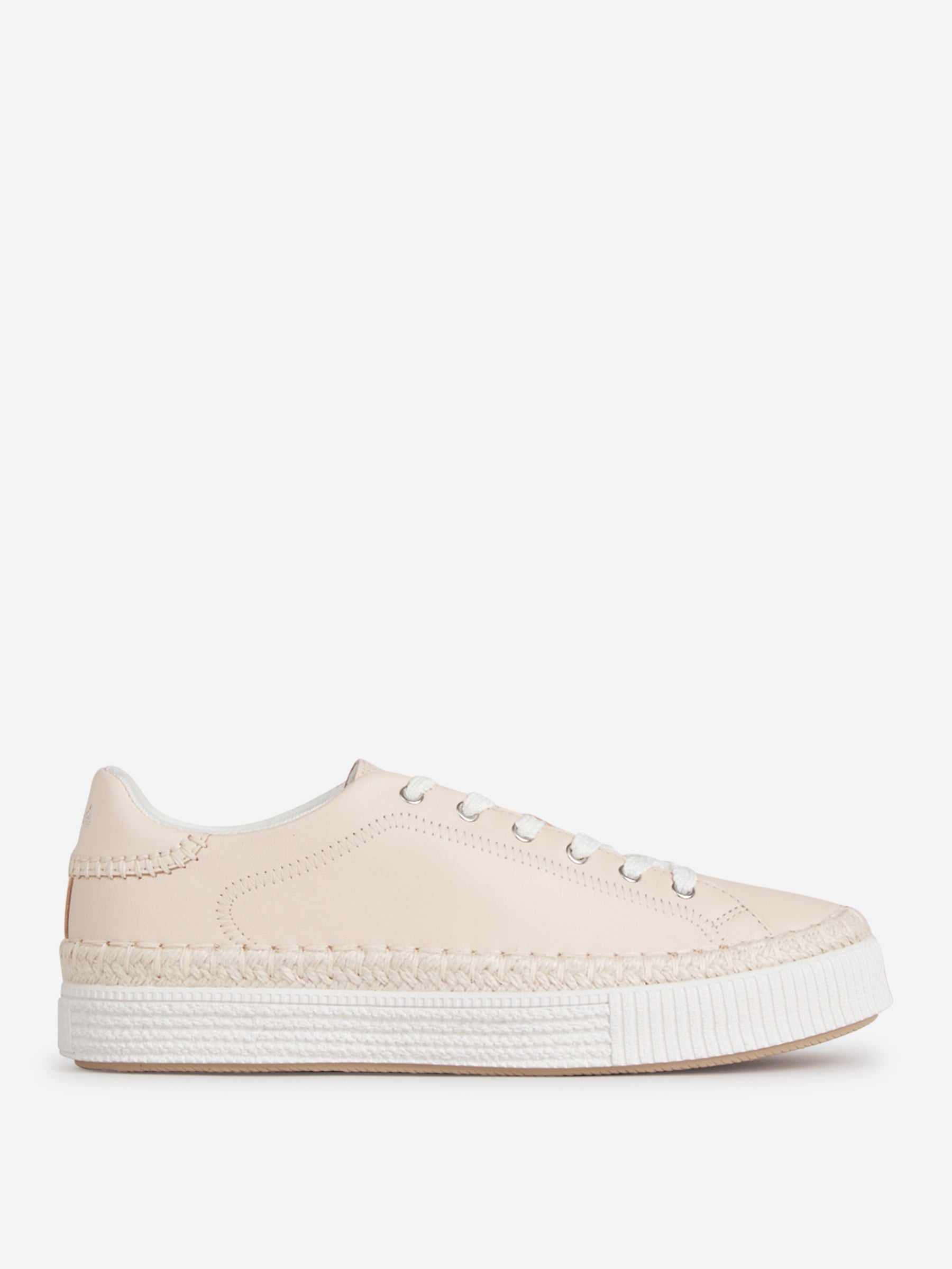 Outlet online Chloé Hombre Sneakers Piel Logo color Beige sku 806-000357 01 - Foto 1