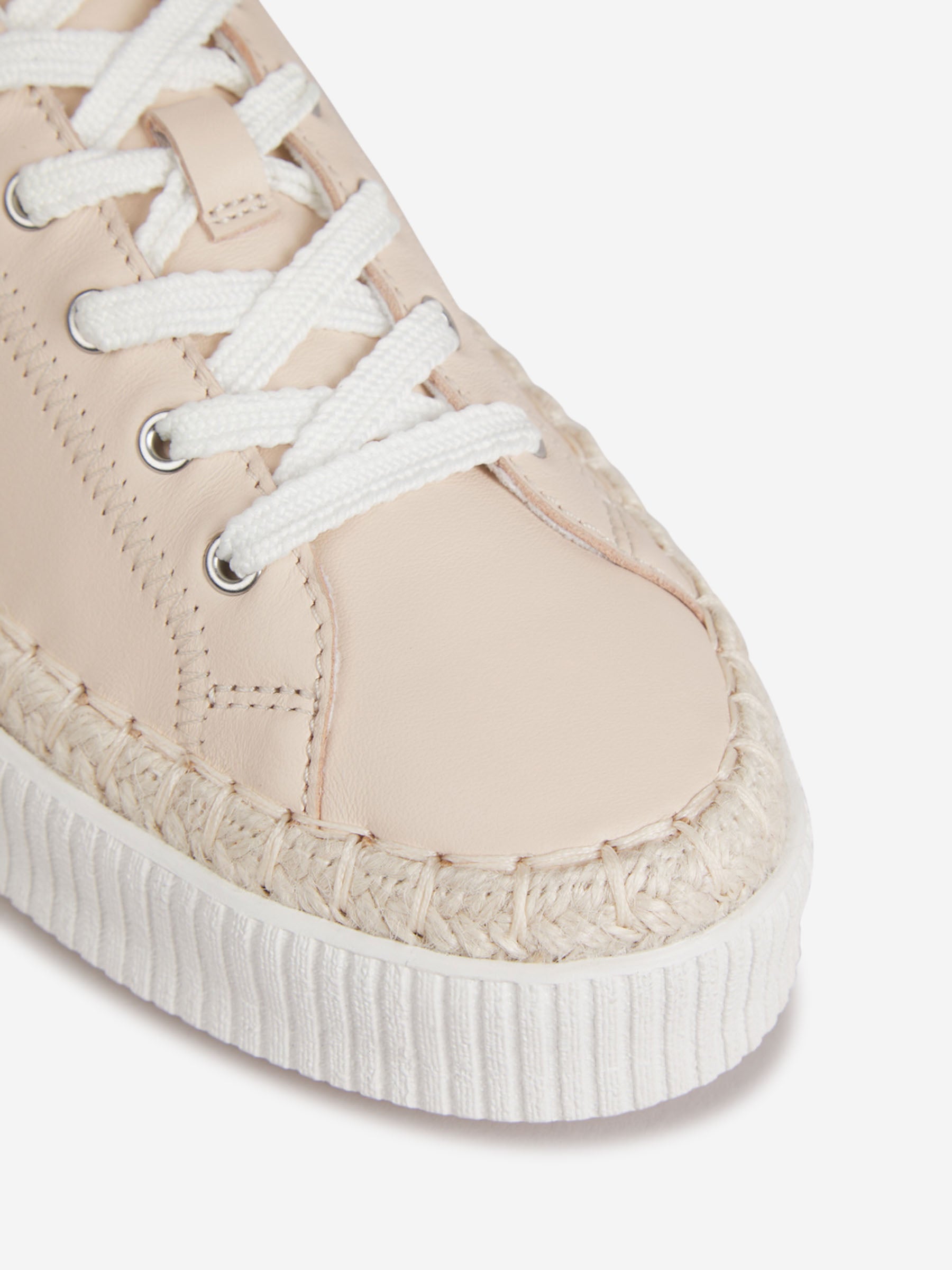 Outlet online Chloé Hombre Sneakers Piel Logo color Beige sku 806-000357 01 - Foto 5