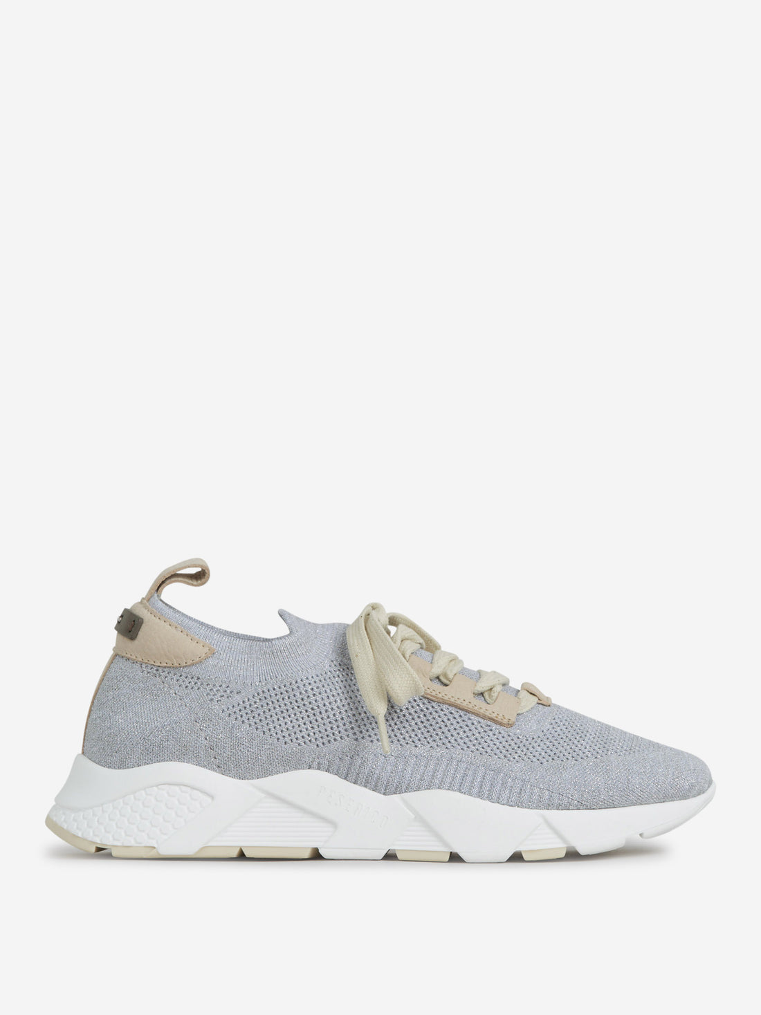 Peserico Mujer Barcelona Sneakers Algodón color Gris Piedra sku 806-000362 01 - Foto 1