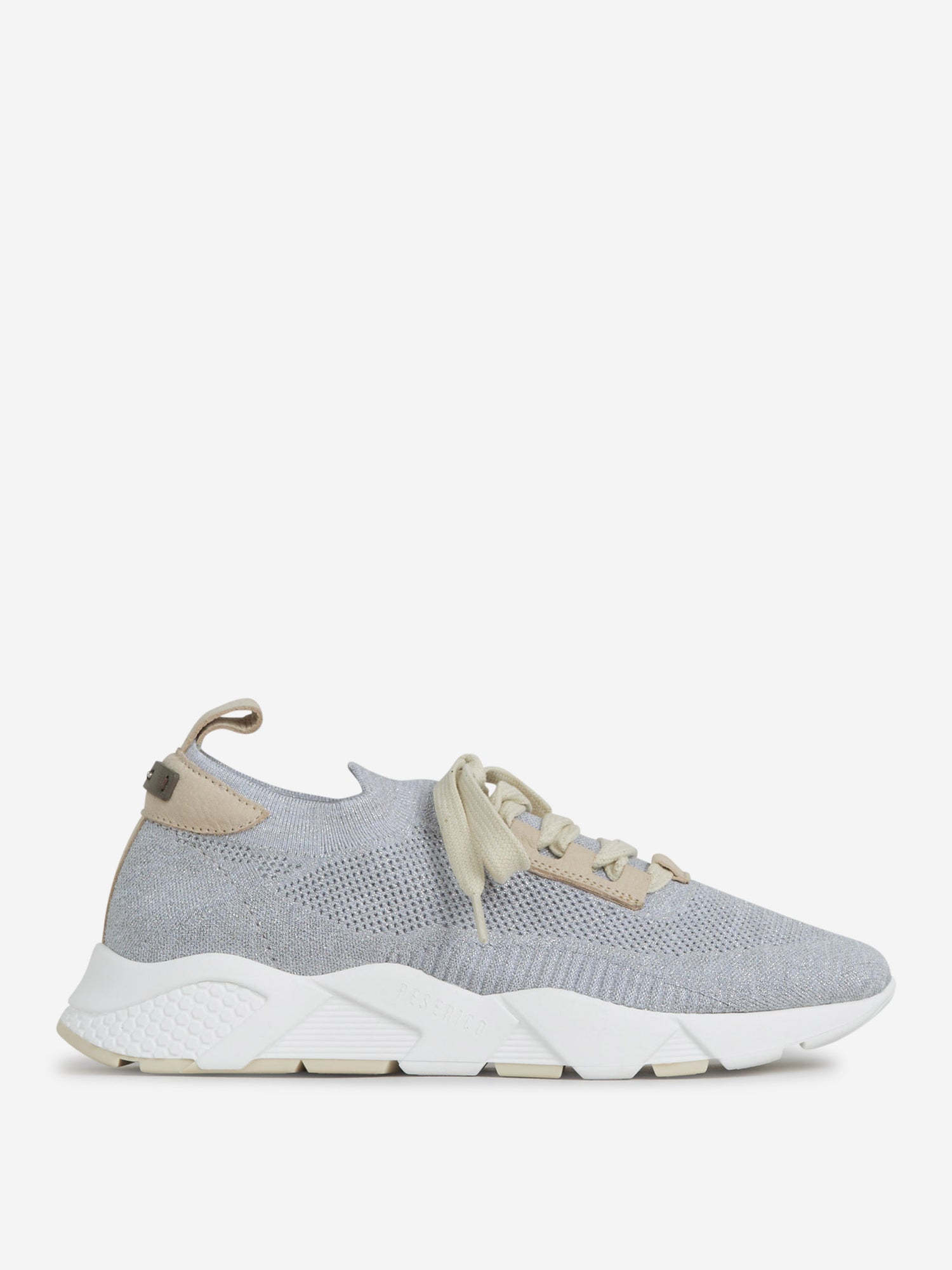 Peserico Mujer Barcelona Sneakers Algodón color Gris Piedra sku 806-000362 01 - Foto 1