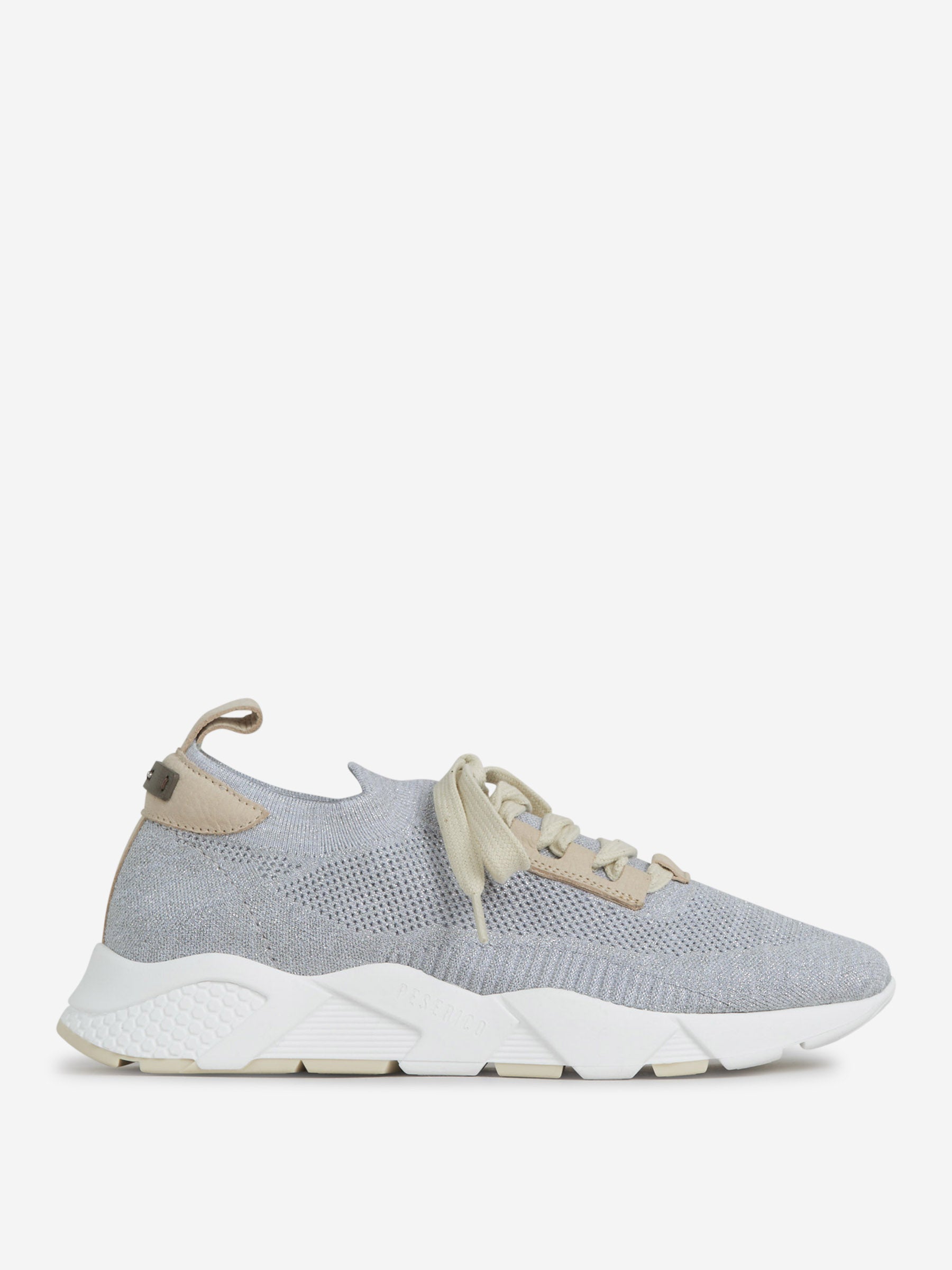 Peserico Mujer Barcelona Sneakers Algodón color Gris Piedra sku 806-000362 01 - Foto 1