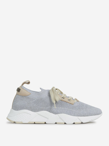 Peserico Mujer Barcelona Sneakers Algodón color Gris Piedra sku 806-000362 01 - Foto 1