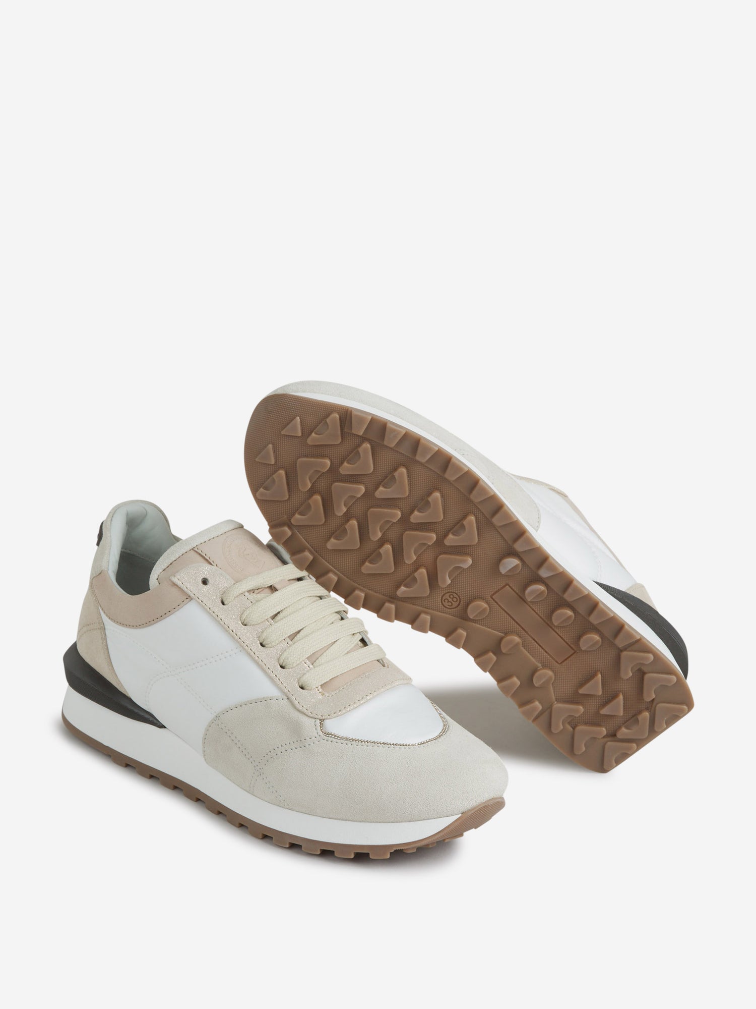 Peserico Mujer Barcelona Sneakers Piel Acolchadas color Blanco sku 806-000363 01 - Foto 4