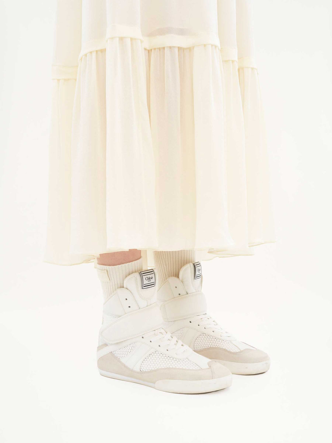 Chloé Mujer Barcelona Sneakers Kick color Blanco sku 806-000375 01 - Foto 2