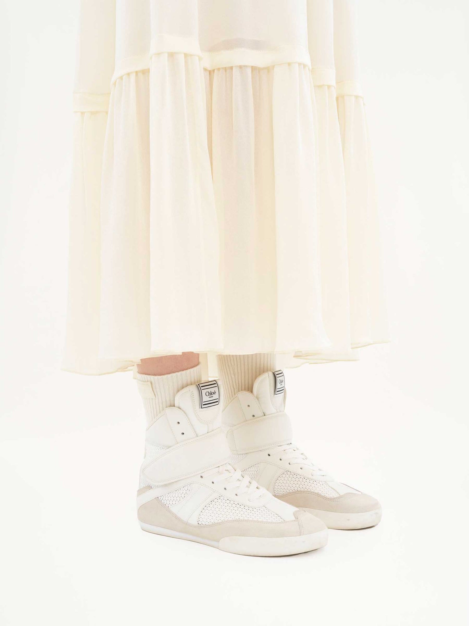 Chloé Mujer Barcelona Sneakers Kick color Blanco sku 806-000375 01 - Foto 2