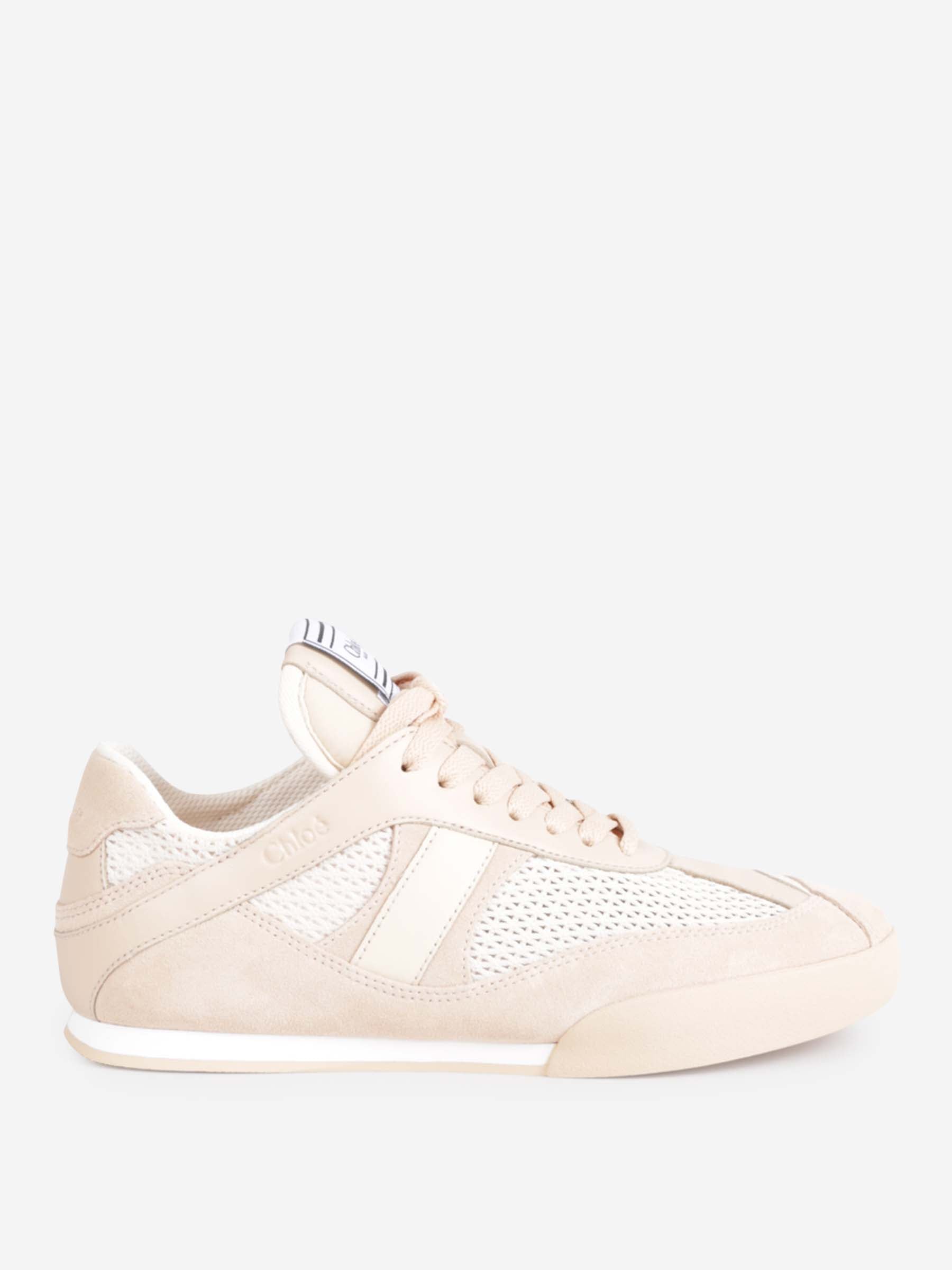 Outlet online Chloé Mujer Sneakers Kick Piel color Beige sku 806-000391 01 - Foto 1