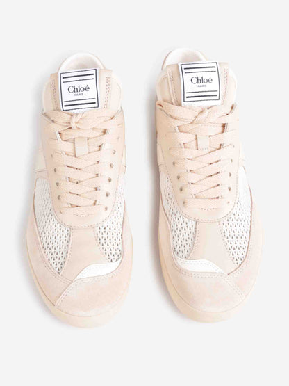 Outlet online Chloé Mujer Sneakers Kick Piel color Beige sku 806-000391 01 - Foto 3