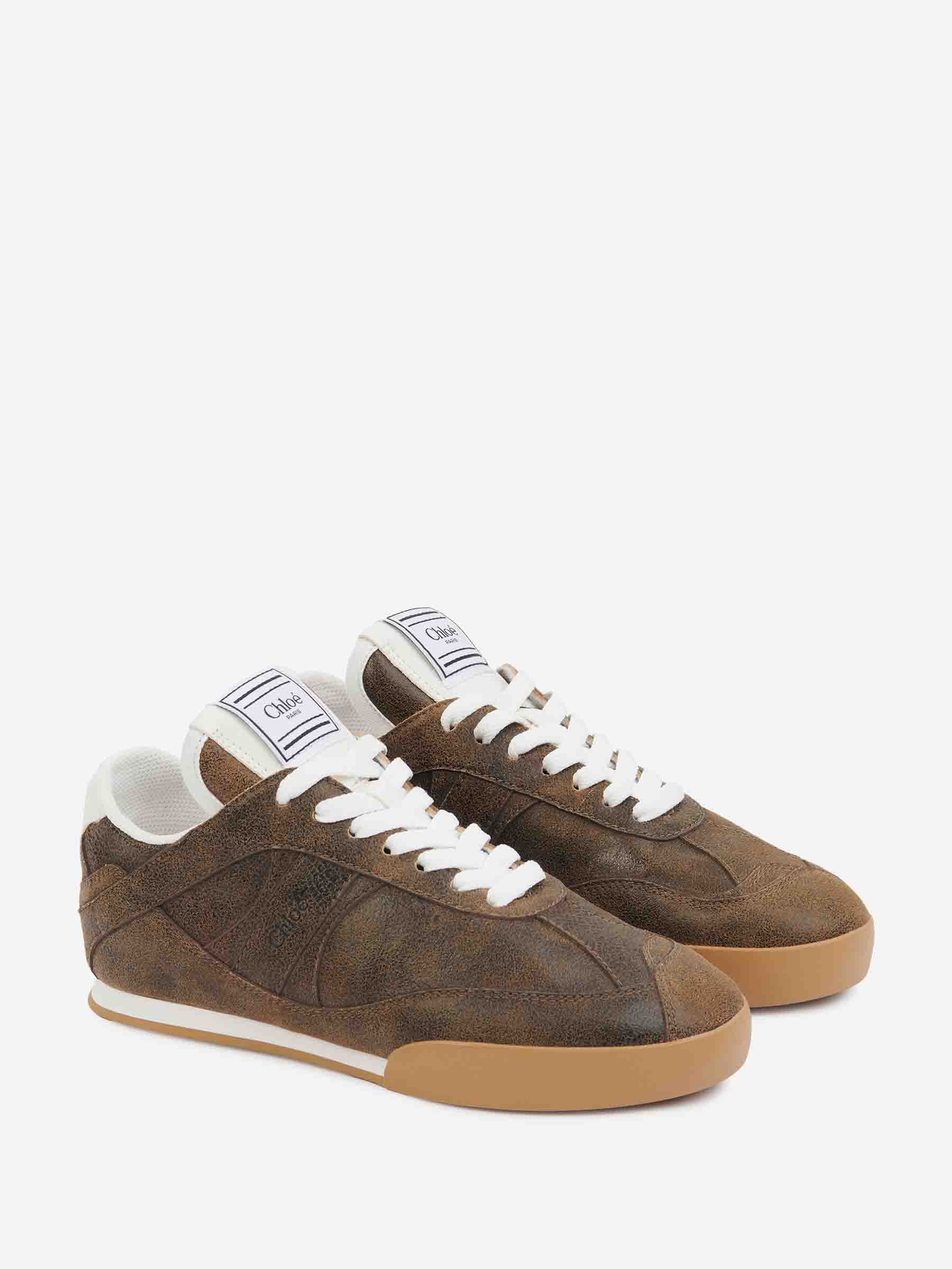 Outlet online Chloé Mujer Zapatillas Chloé Kick color Marrón sku 806-000411 01 - Foto 2