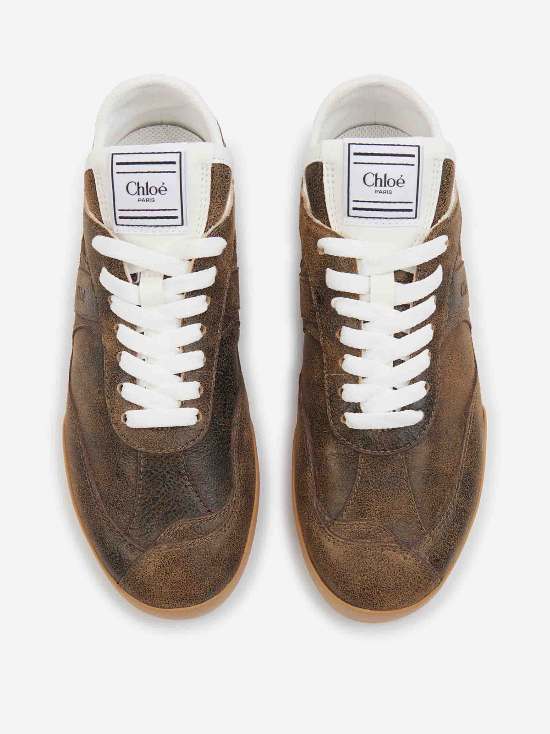 Outlet online Chloé Mujer Zapatillas Chloé Kick color Marrón sku 806-000411 01 - Foto 3