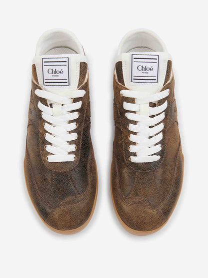 Outlet online Chloé Mujer Zapatillas Chloé Kick color Marrón sku 806-000411 01 - Foto 3