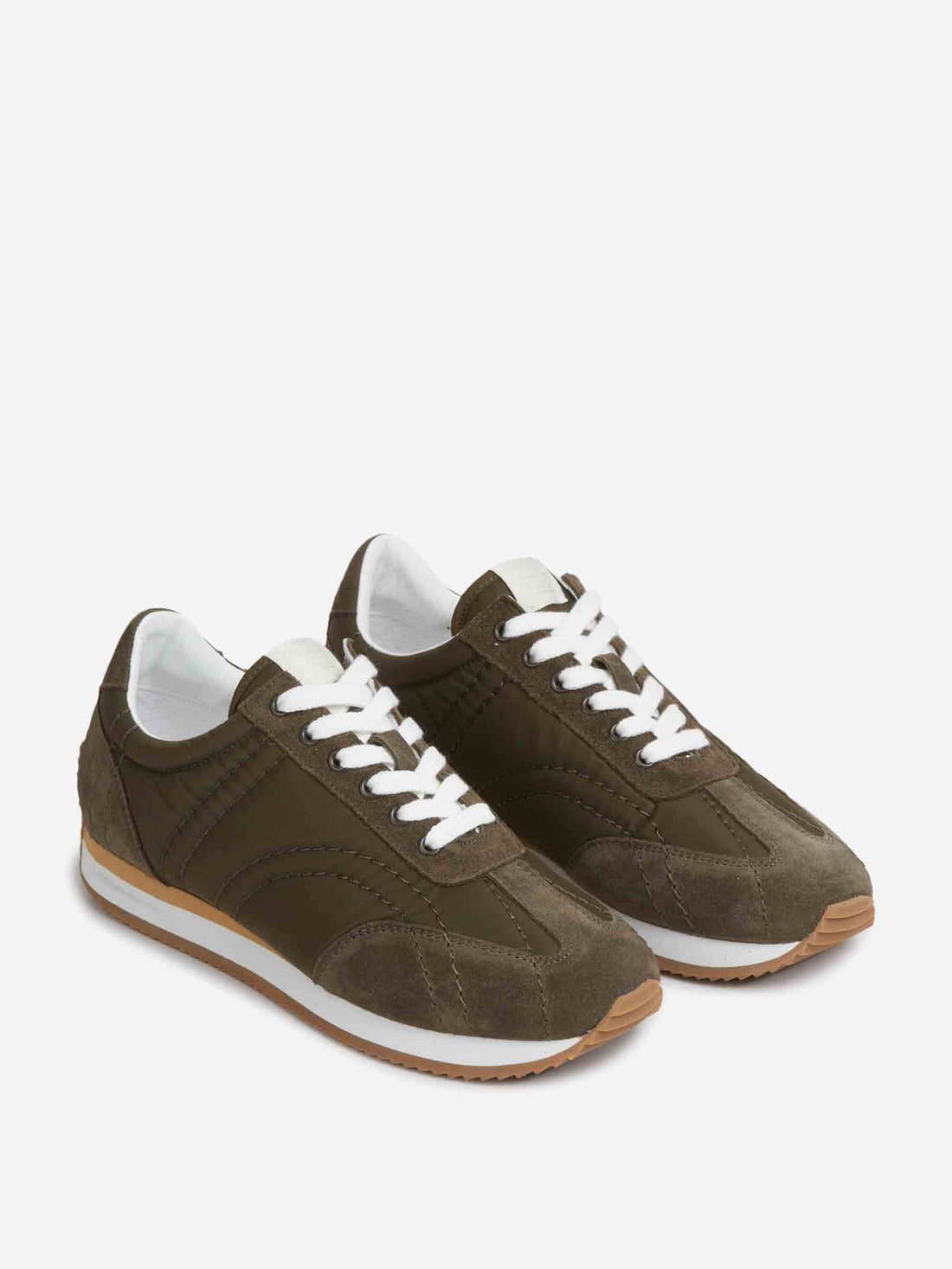 Outlet online TOTEME Mujer Zapatillas Monograma color Verde Militar sku 806-000431 01 - Foto 2