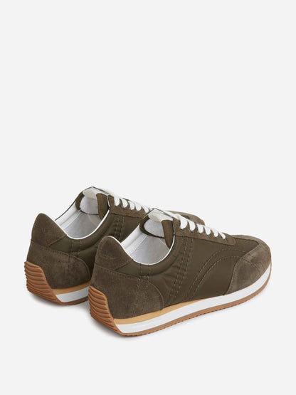 Outlet online TOTEME Mujer Zapatillas Monograma color Verde Militar sku 806-000431 01 - Foto 3