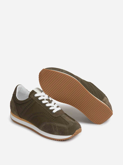 Outlet online TOTEME Mujer Zapatillas Monograma color Verde Militar sku 806-000431 01 - Foto 4