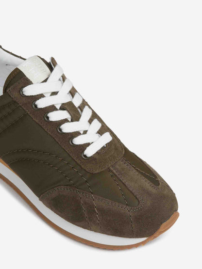 Outlet online TOTEME Mujer Zapatillas Monograma color Verde Militar sku 806-000431 01 - Foto 5