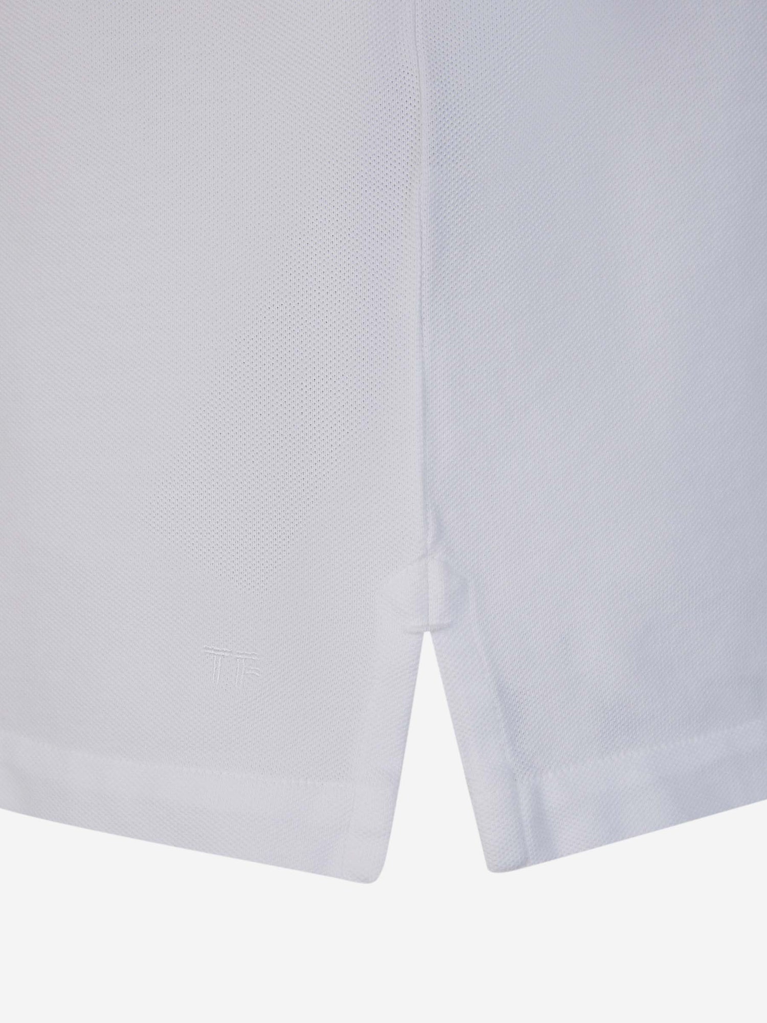 Outlet online Tom Ford Hombre Polo Piqué Algodón color Blanco sku 552-001445 03 - Foto 4