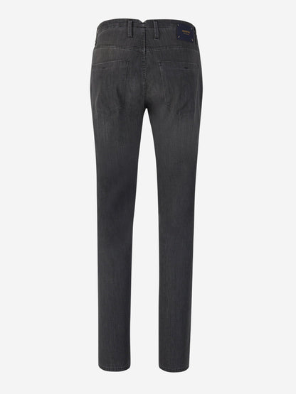 Outlet online Incotex Blue Division Hombre Jeans Slim Fit color Negro sku 522-002633 01 - Foto 2