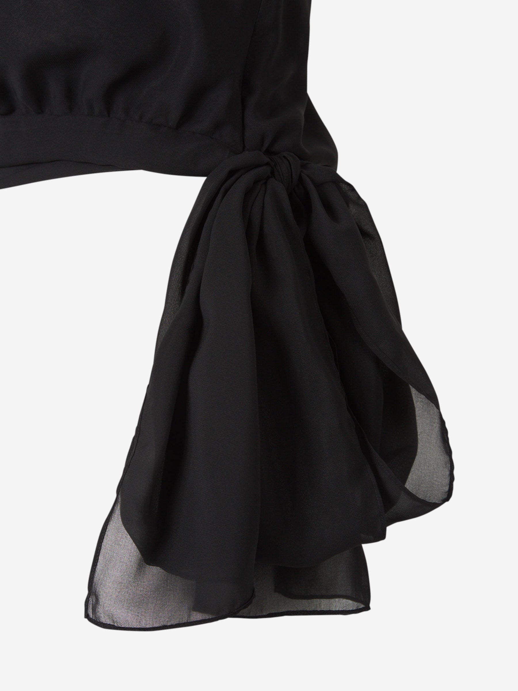 Outlet online Peserico Mujer Blusa Asimétrico Fluido color Negro sku 701-002175 01 - Foto 4