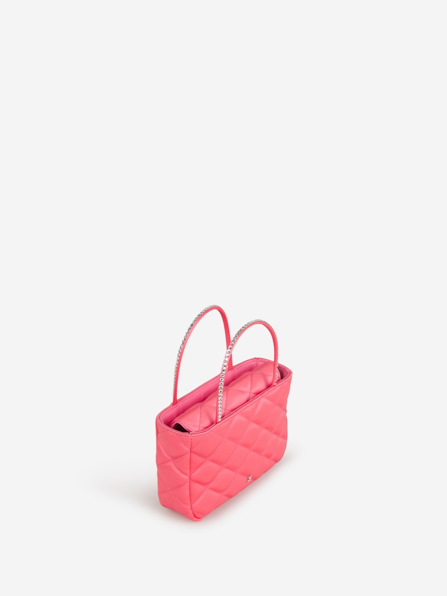 Outlet online Amina Muaddi Mujer Bolso Mini Betty color Rosa Envejecido sku 810-006282 01 - Foto 2