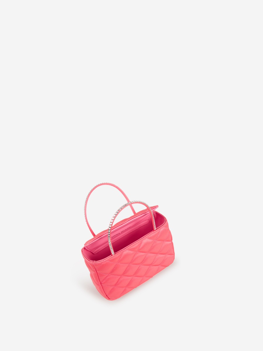 Outlet online Amina Muaddi Mujer Bolso Mini Betty color Rosa Envejecido sku 810-006282 01 - Foto 4