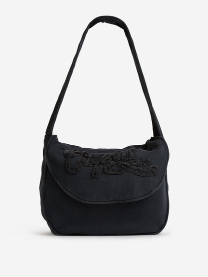 Acne Studios Bolso Algodón Logo color Negro sku 810-006591 01 - Foto 5