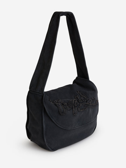 Acne Studios Bolso Algodón Logo color Negro sku 810-006591 01 - Foto 2