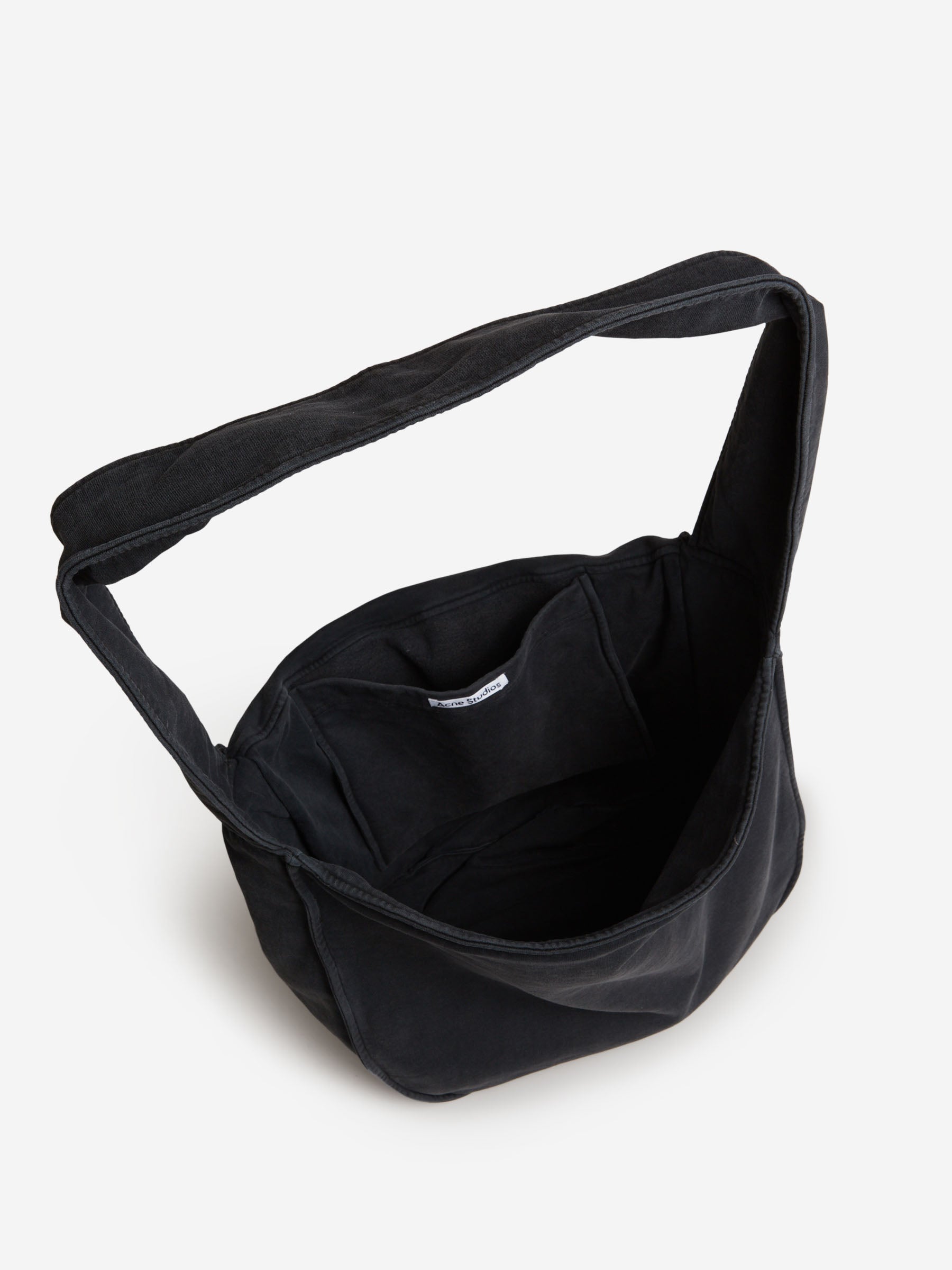 Acne Studios Bolso Algodón Logo color Negro sku 810-006591 01 - Foto 3