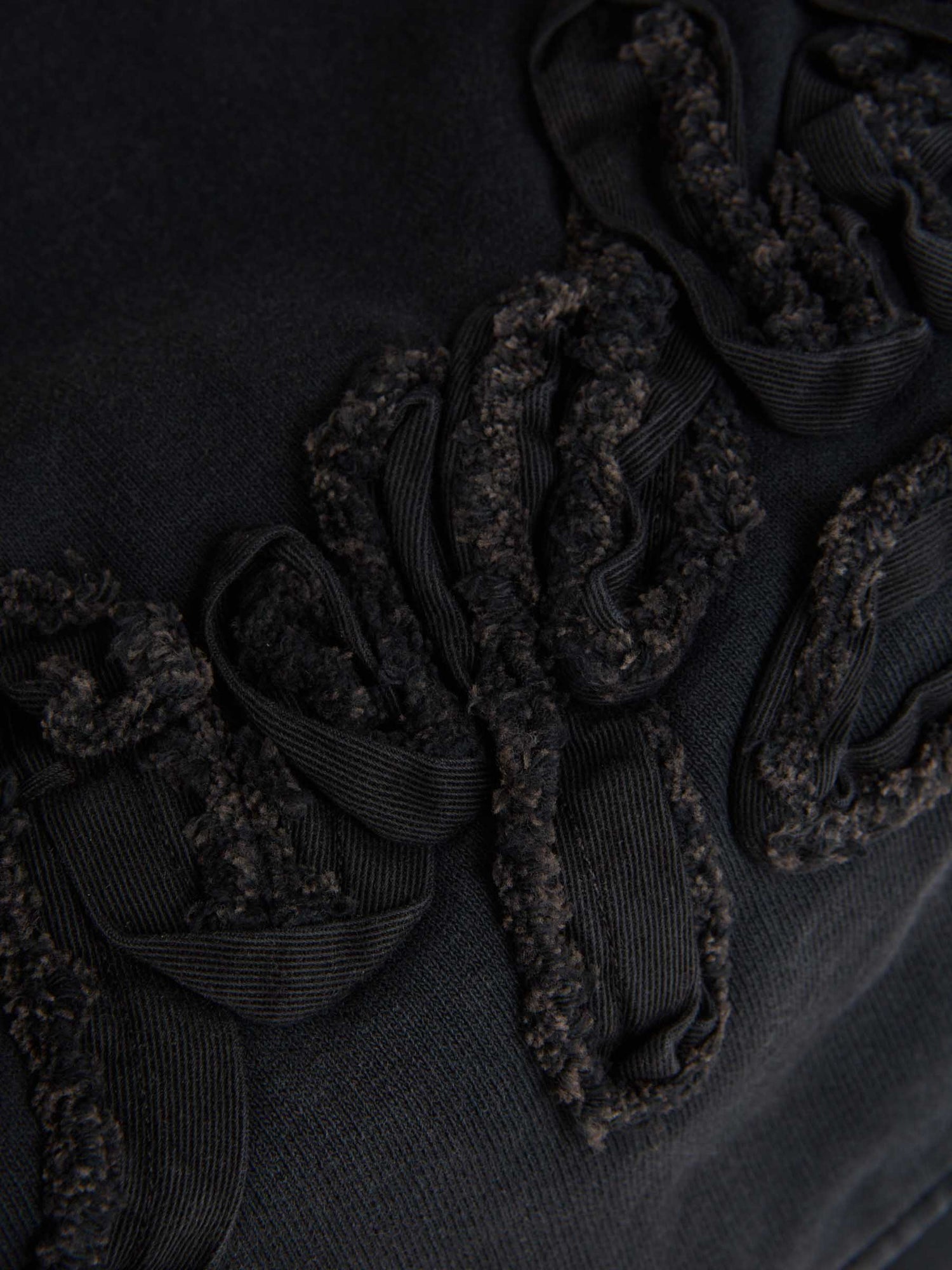 Acne Studios Bolso Algodón Logo color Negro sku 810-006591 01 - Foto 4