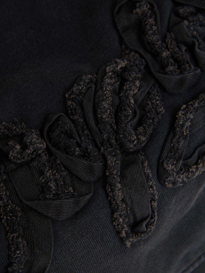 Acne Studios Bolso Algodón Logo color Negro sku 810-006591 01 - Foto 4