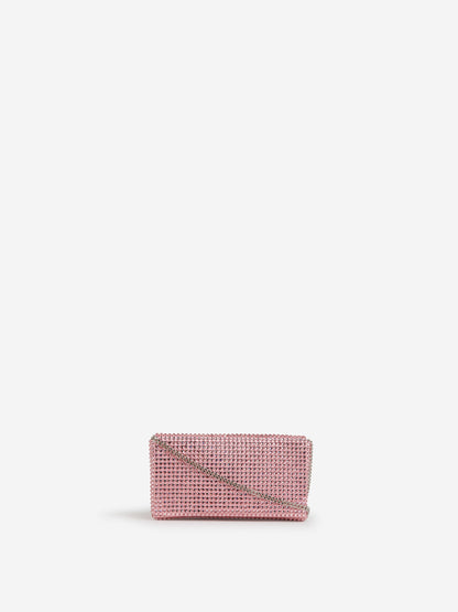 Outlet online Amina Muaddi Mujer Bolso Clutch Superamina Paloma color Negro sku 810-006812 02 - Foto 3